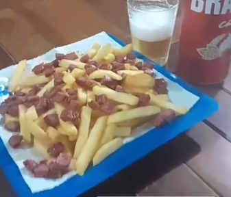 Batata com Calabresa